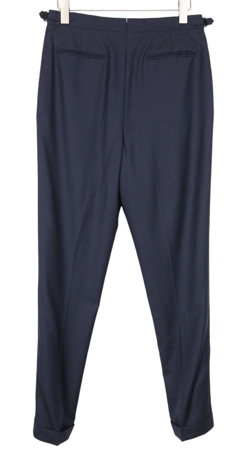 SUITSUPPLY La Spalla Men Suit UK38R Blue Slim 2-Piece Pure Wool S110 Formal