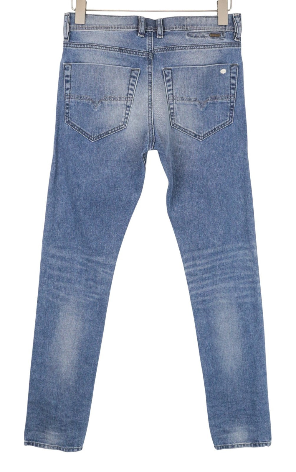 DIESEL Tepphar 0842H Men Jeans W27/L32 Boys Slim Carrot Wash Blue Cotton Stretch