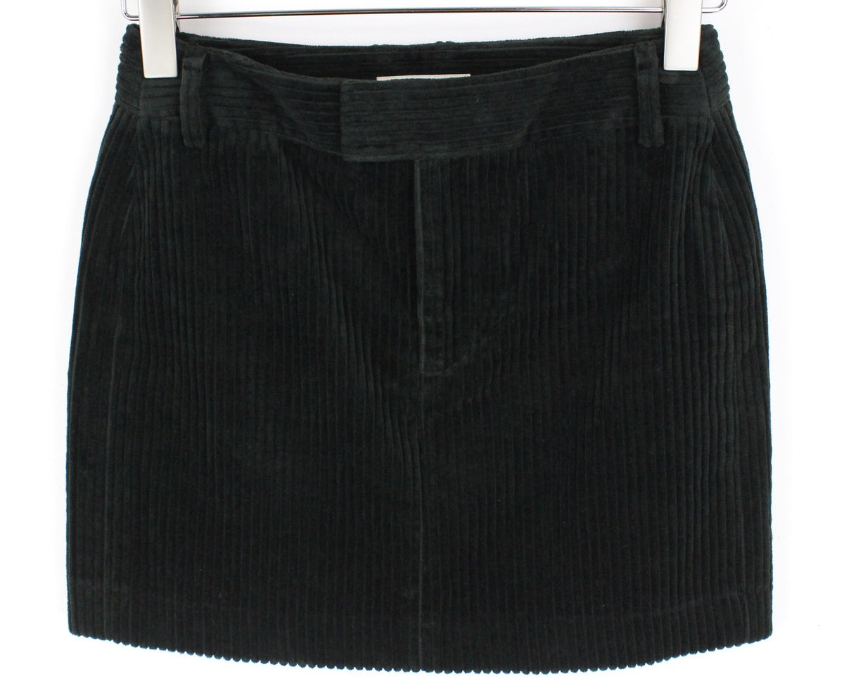 Green Corduroy Skirt