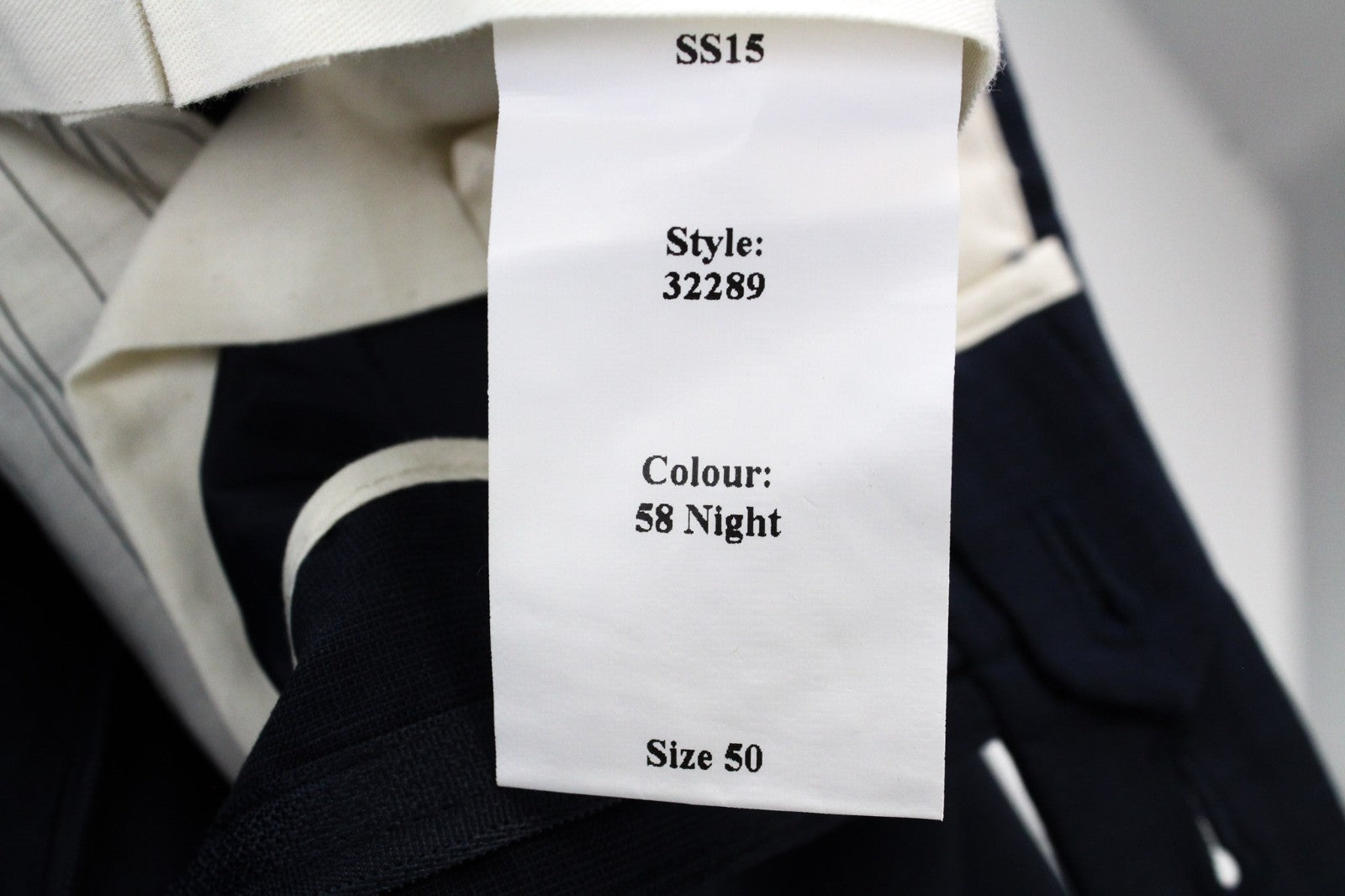 SCOTCH & SODA Atelier Men Trousers 50 W36  Dark Blue Navy Pleated Front Formal