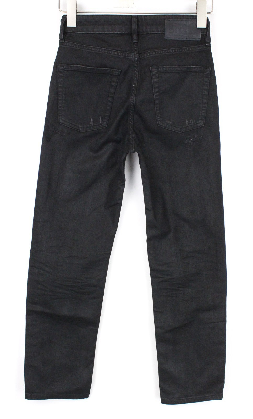 DIESEL Aryel 069JD Women Jeans W23/L32 Girls Straight Cropped Stretch Black