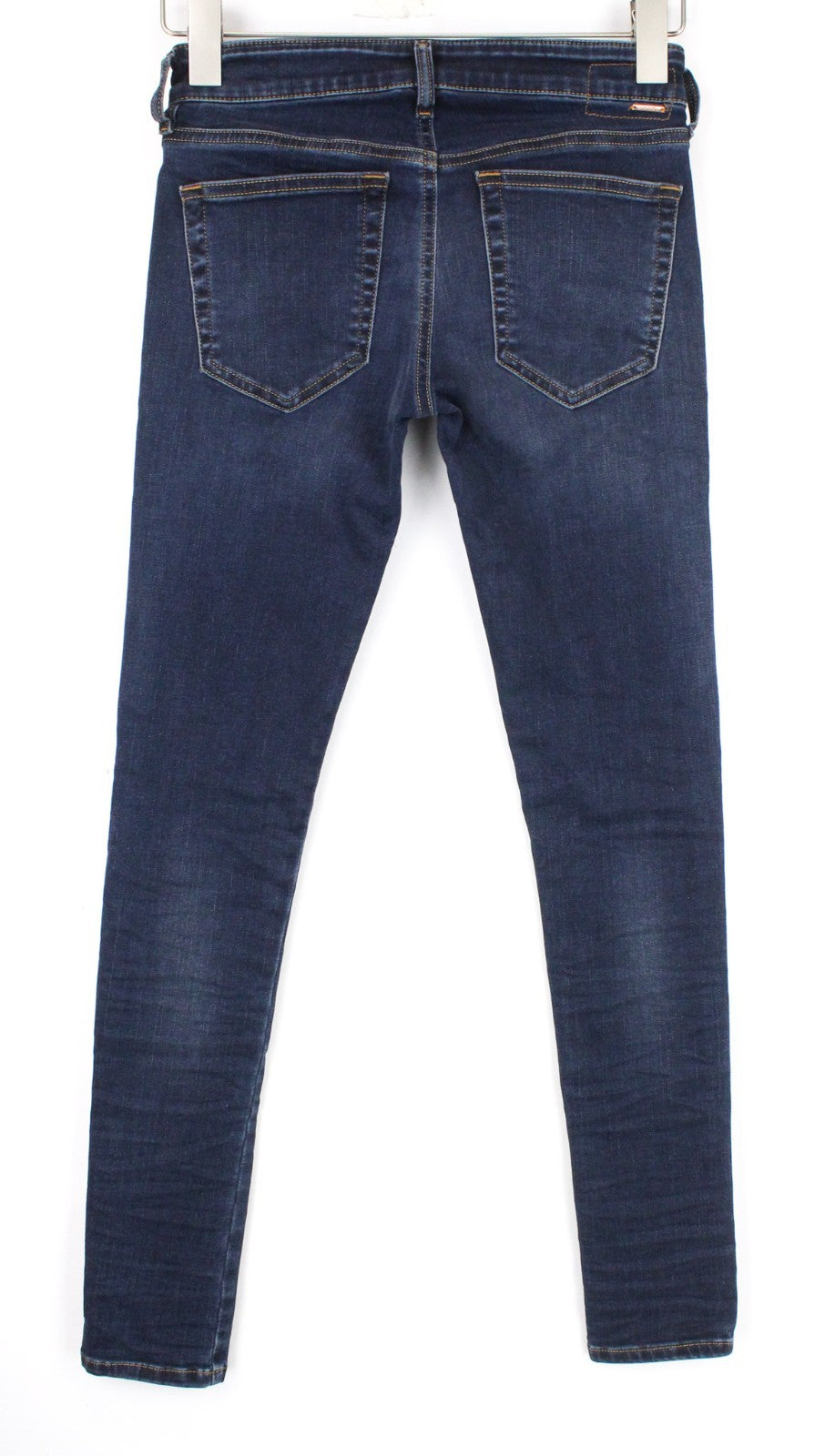 DIESEL Slandy 084UT Women Jeans W27/L32 Super Slim-Skinny Blue Cotton Stretch