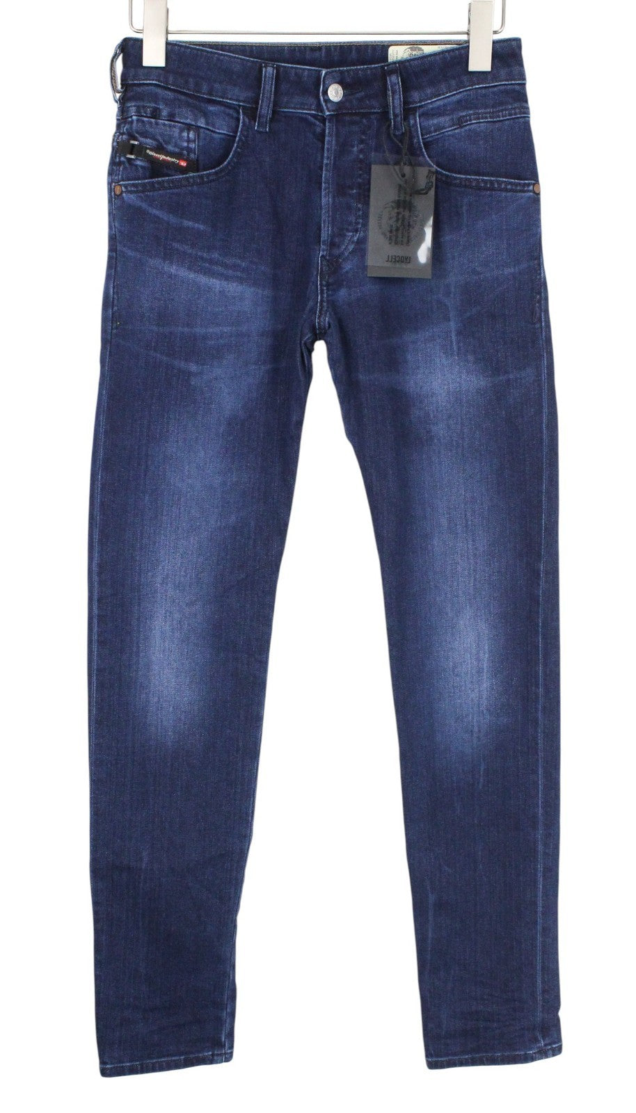 DIESEL D-Bazer 083AT Men Jeans W26/L32 Boys Tapered Washed Blue Cotton Stretch