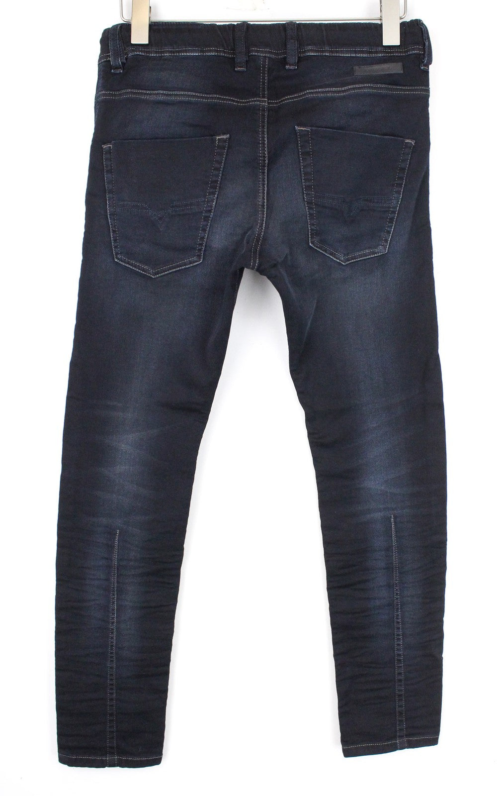 DIESEL Krooley-NE 0686F Men Jeans W26 Boys Sweat Jogg Slim Carrot Blue Stretch
