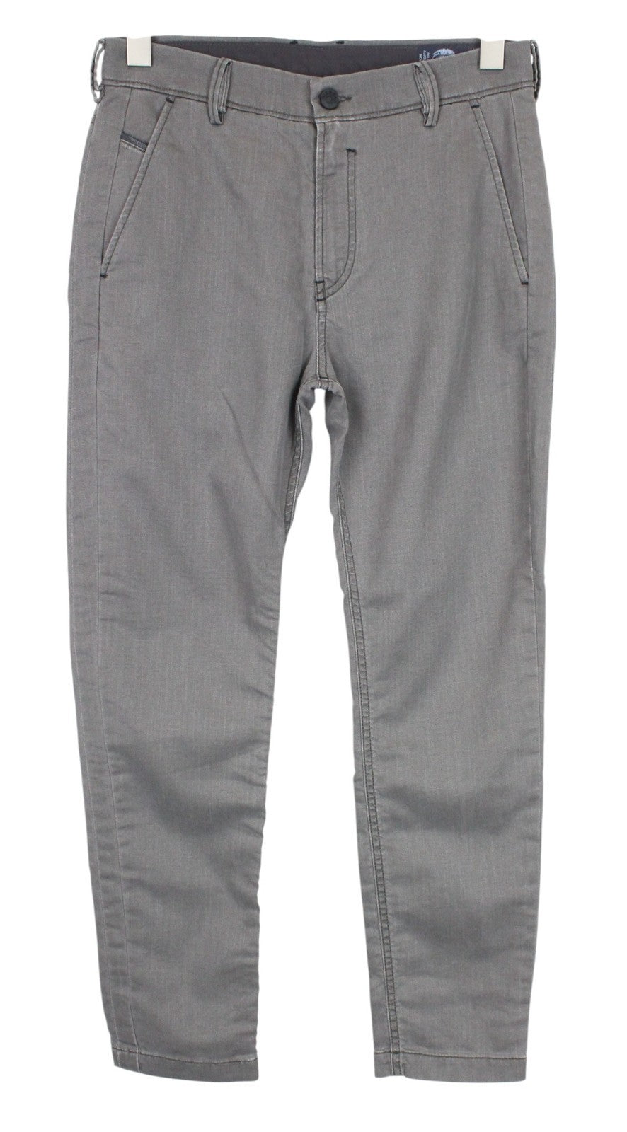 DIESEL Slim-Chino-M-NE Men Jeans W26 Boys Slim Grey Cotton Blend Stretch Denim
