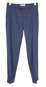 SUISTUDIO Robin Women Trousers UK8R W31 Blue Pleated Front Classic Formal