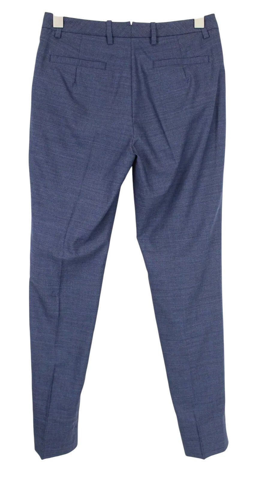 SUISTUDIO Robin Women Trousers UK8R W31 Blue Pleated Front Classic Formal