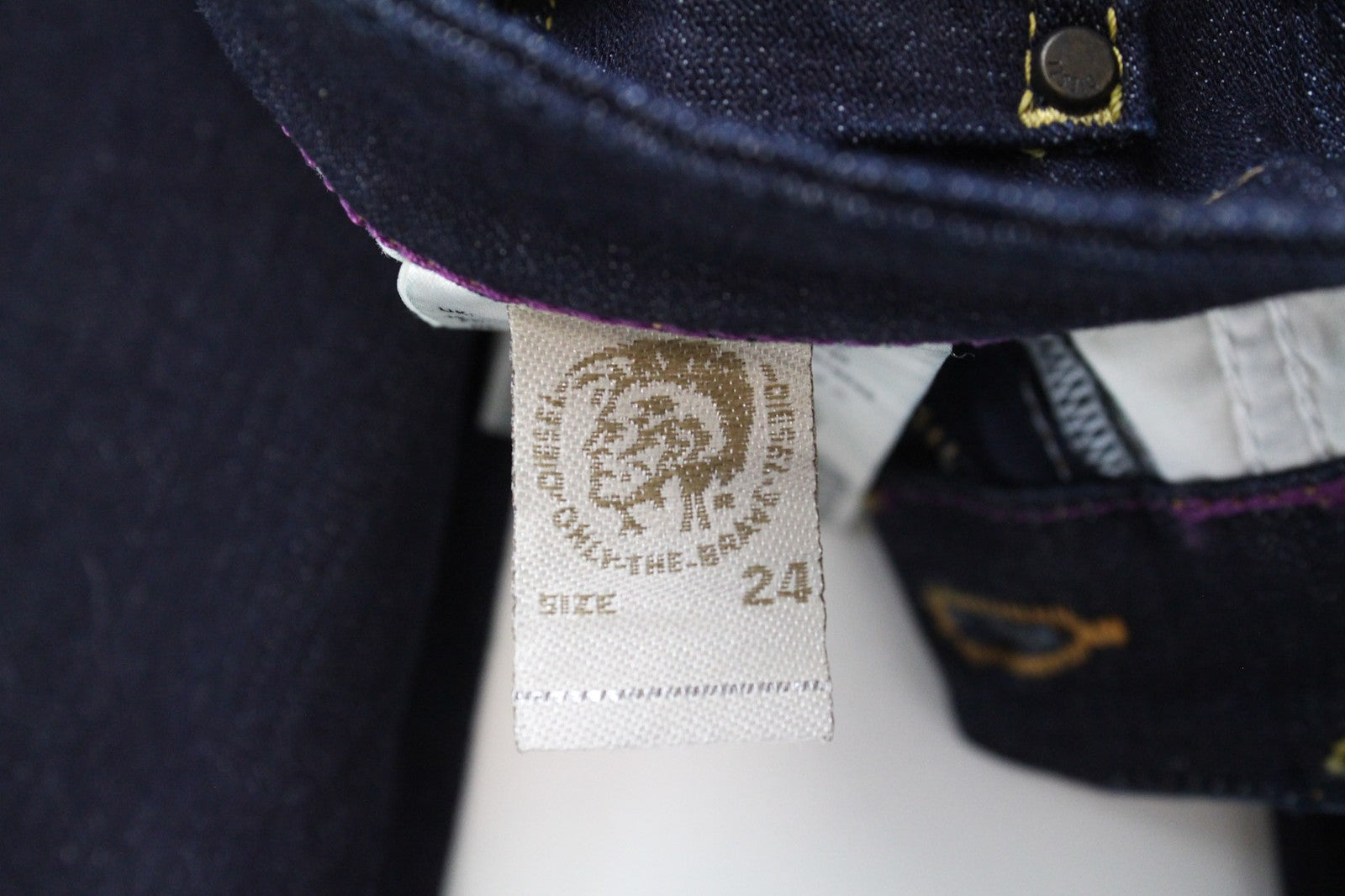 DIESEL Skinzee 0813C Women Jeans W24/L32 Girls Super Slim-Skinny Stretch Blue