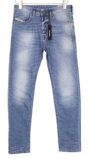 DIESEL Buster 0842H Men Jeans W28/L32 Slim Tapered Fit Cotton Stretch Blue