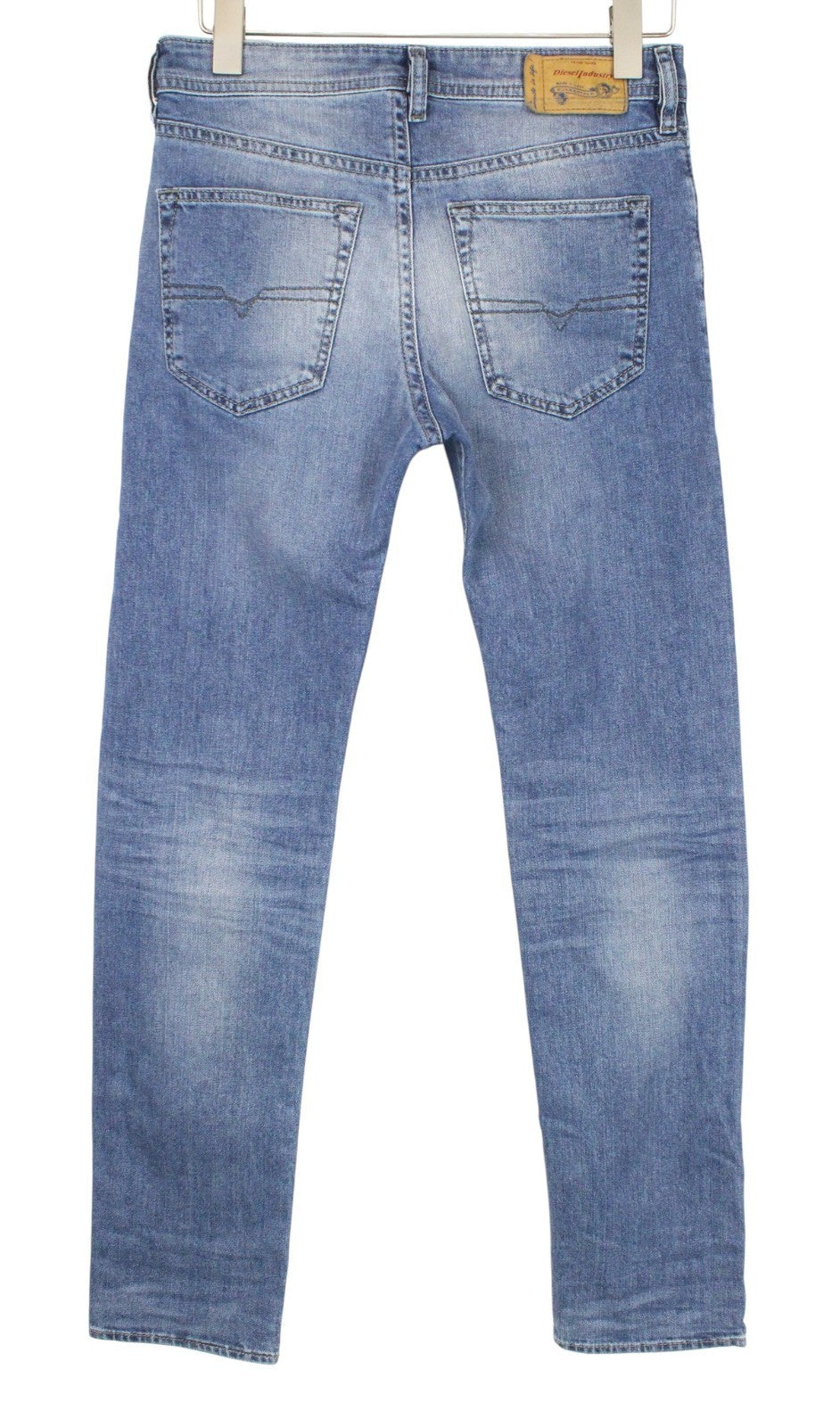 DIESEL Buster 0842H Men Jeans W28/L32 Slim Tapered Fit Cotton Stretch Blue
