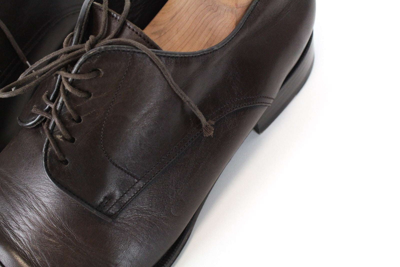 SUITSUPPLY Men Formal Shoes EU43 Brown Genuine Leather Laced Classic