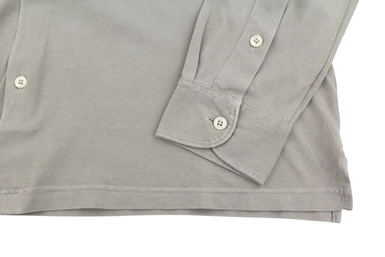 FILIPPO DE LAURENTIIS Men Shirt IT56 2XL Green Cotton Mandarin Neck Button-Up
