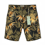 SCOTCH & SODA Men Shorts W28 Faded Leafs Pattern Cotton Zip Fly Chino