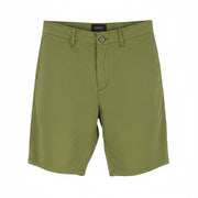 SCOTCH & SODA Men Shorts W32 Green Garment Dyed Zip Fly Chino