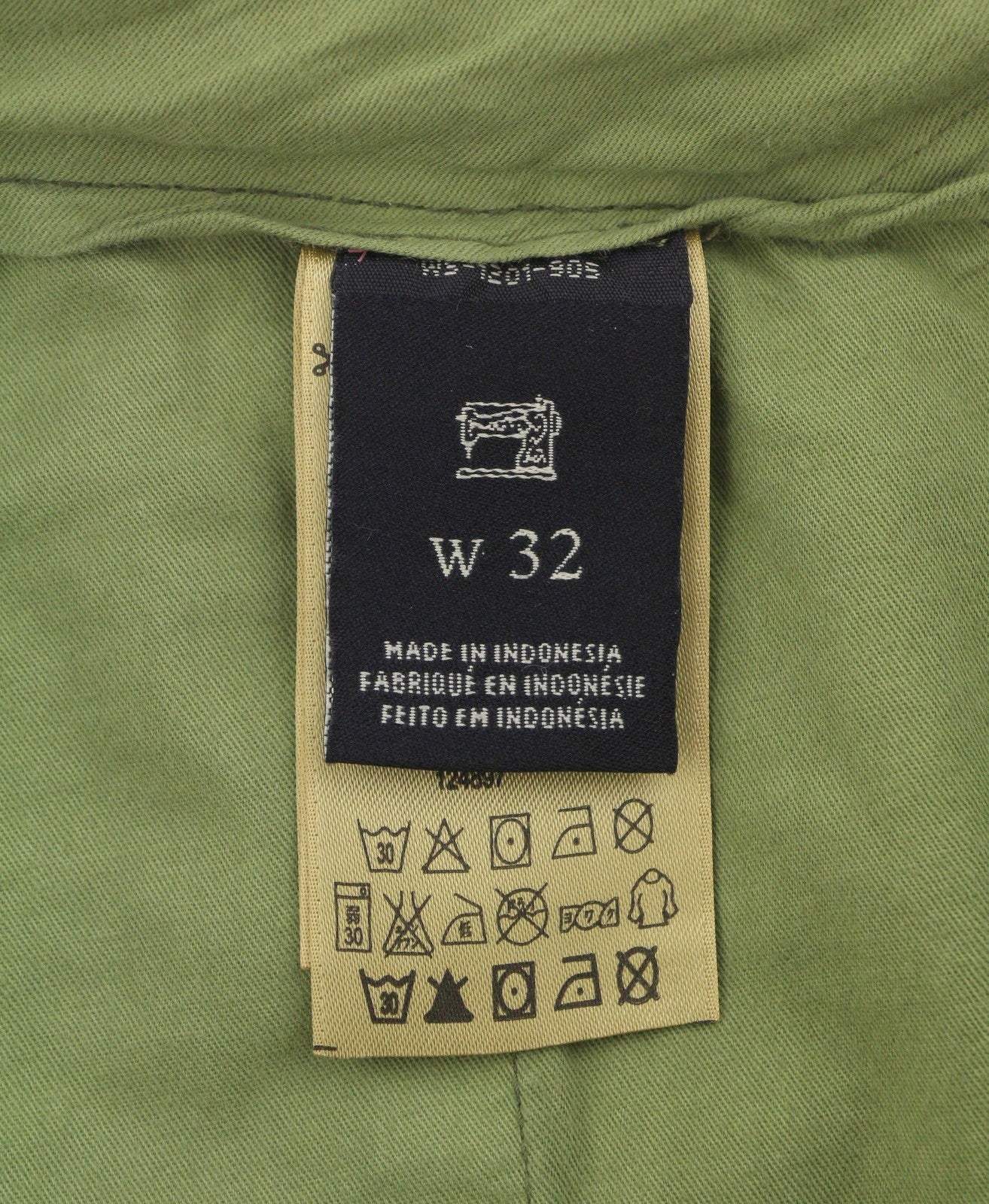 SCOTCH & SODA Men Shorts W32 Green Garment Dyed Zip Fly Chino