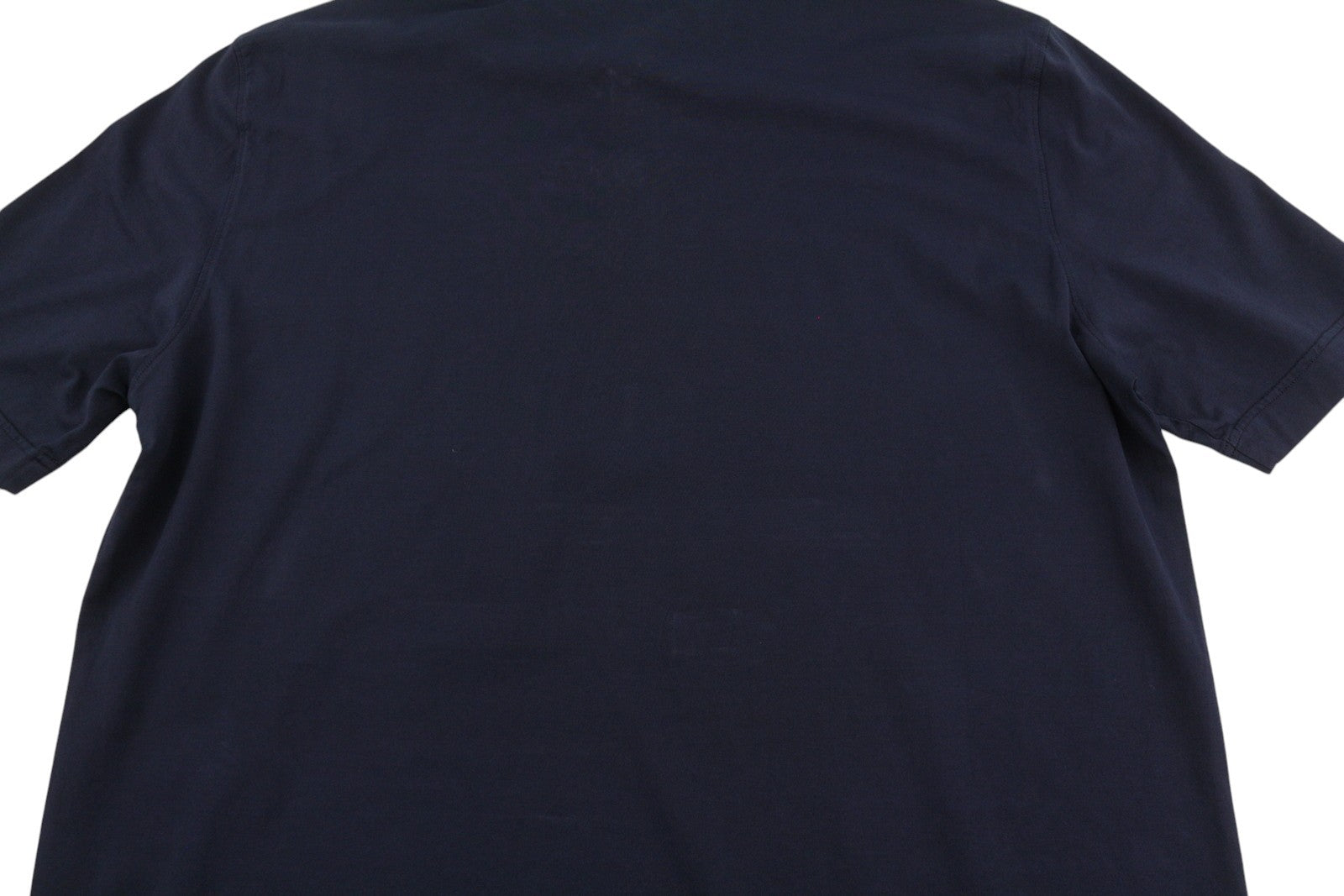 FILIPPO DE LAURENTIIS Men Polos IT54 XL Blue Cotton Half Button Short Sleeve