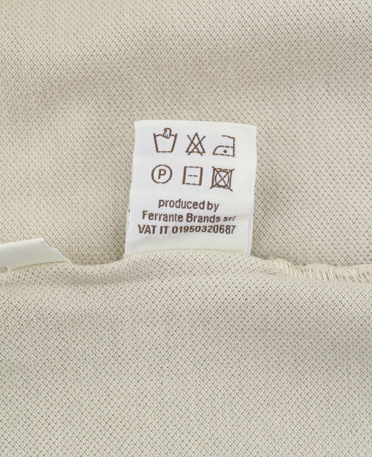 FILIPPO DE LAURENTIIS Skipper Men Polos IT52 L Beige Cotton Short Sleeved