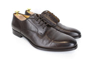 SUITSUPPLY Men Formal Shoes EU43/UK9 Dark Brown Leather Lace-Up Derby Classic