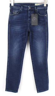DIESEL Babhila 083AE Women Jeans W24/L30 Dark Blue Stretch Slim Skinny Fitted