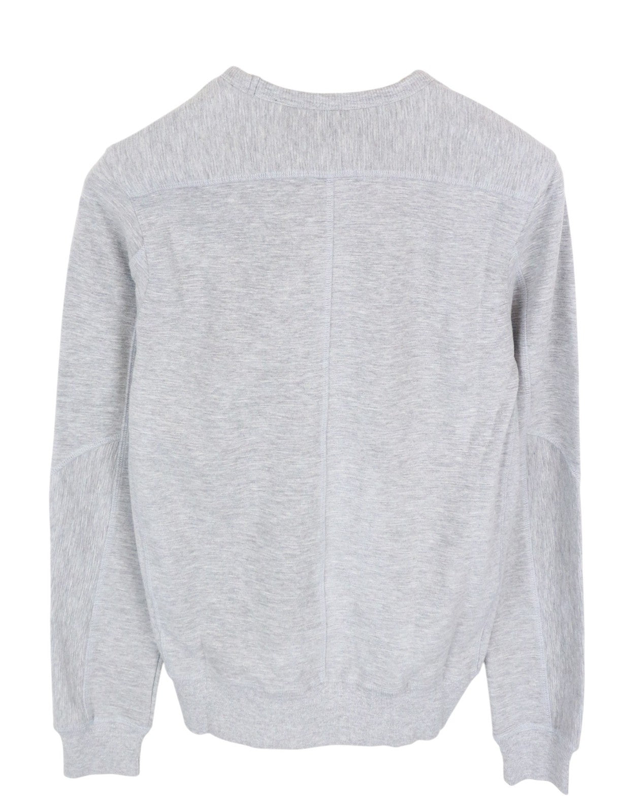 DIESEL S-Willard Men Sweatshirt S Light Grey Melange Crew Neck Felpa Ribbing