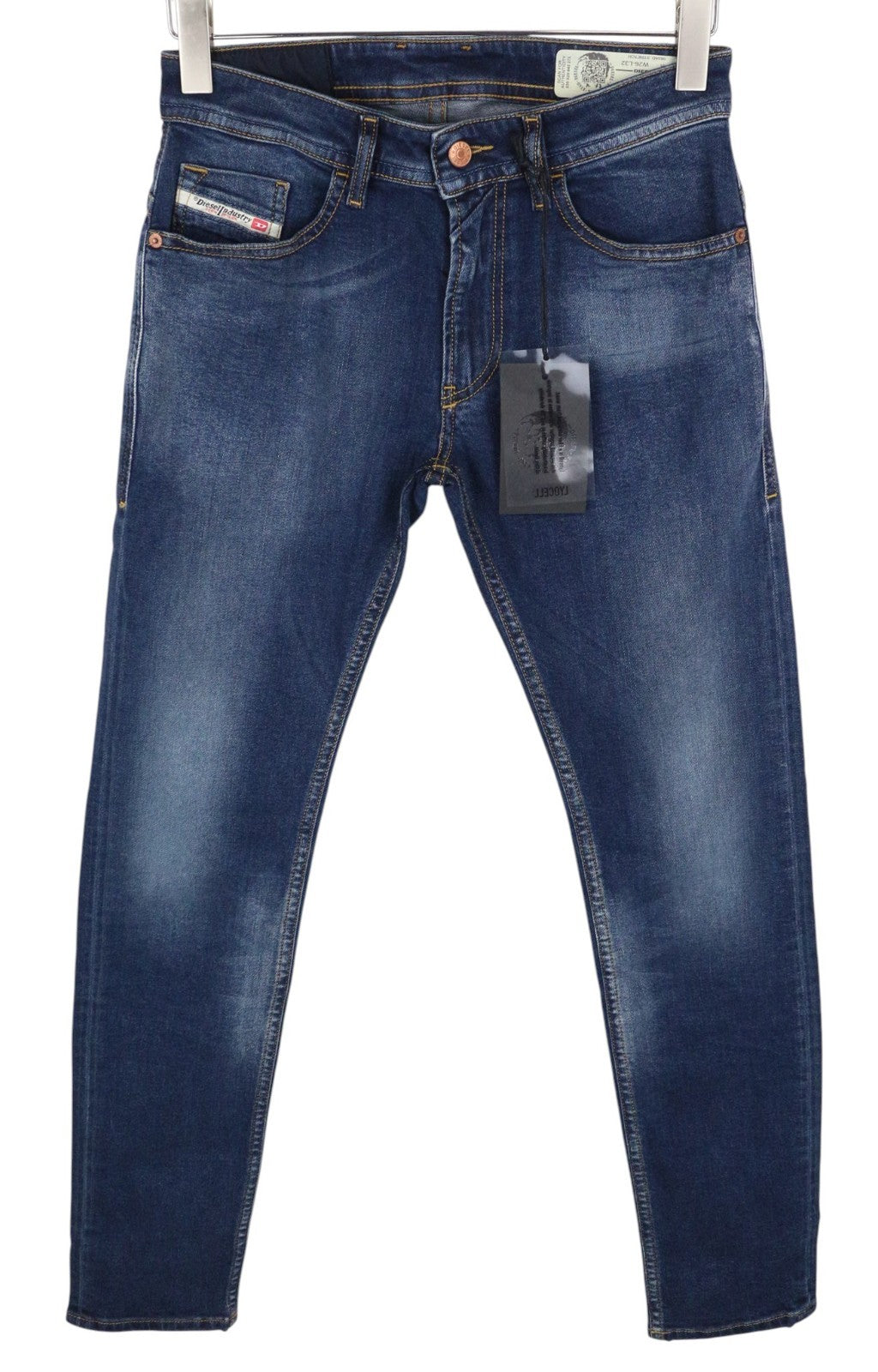 DIESEL Thommer 083AD Men Jeans W29/L32 Mid Blue Slim Skinny Fit Stretch Zip-Fly