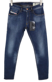 DIESEL Thommer 083AD Men Jeans W29/L32 Mid Blue Slim Skinny Fit Stretch Zip-Fly