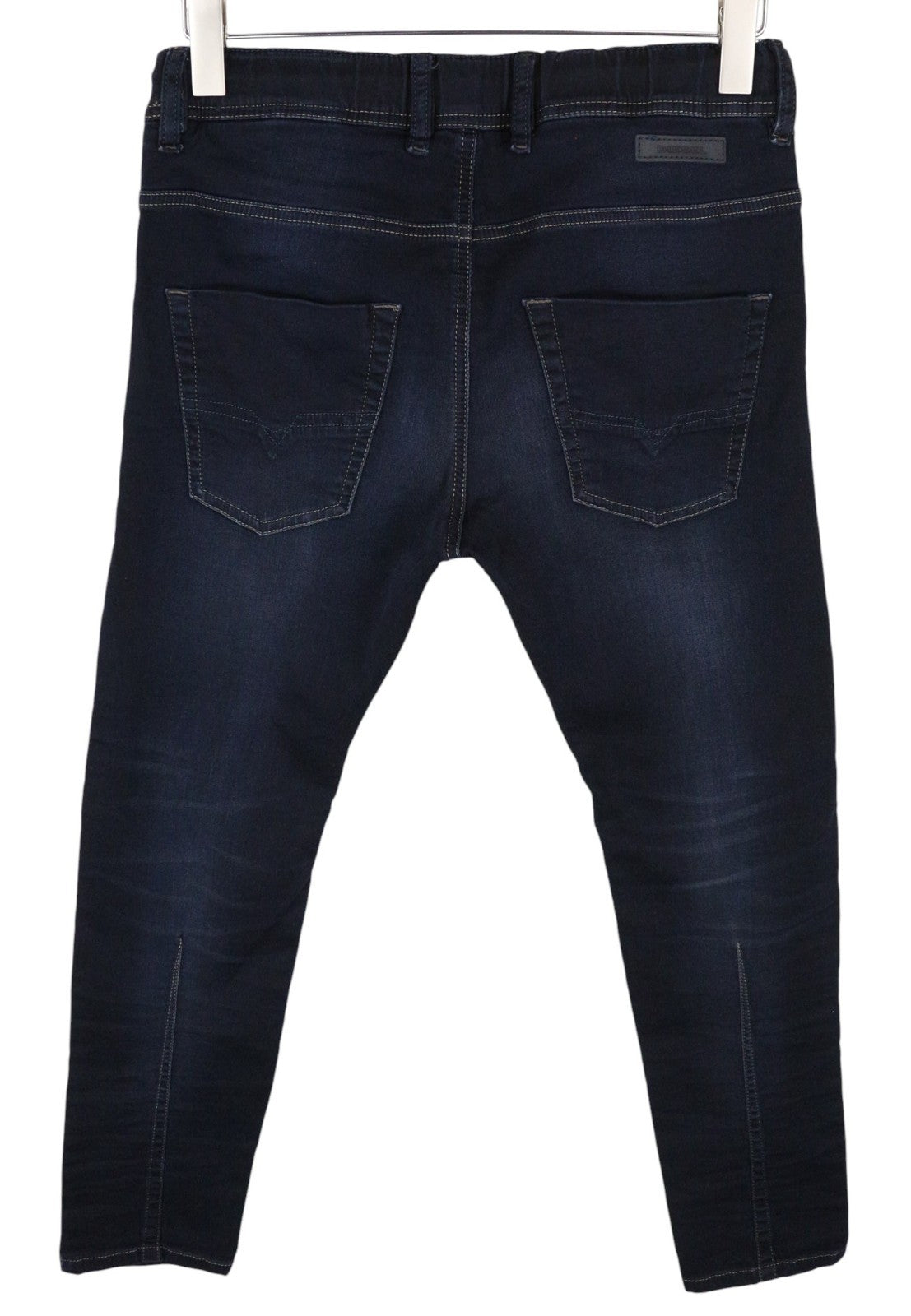 DIESEL Krooley-NE 0686F Men Jeans W26 Jogg Sweat Blue Slim Carrot Fit Stretch