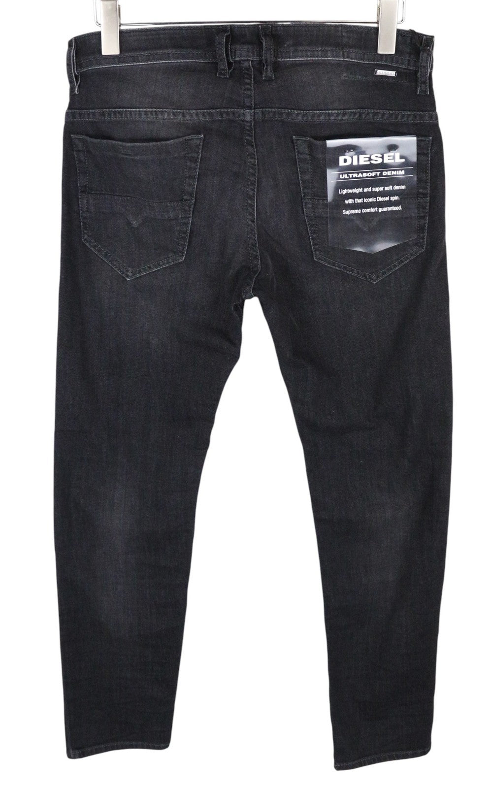 DIESEL Thommer 0687J Men Jeans W32/L30 Grey Slim Skinny Fit Zip-Fly Stretch