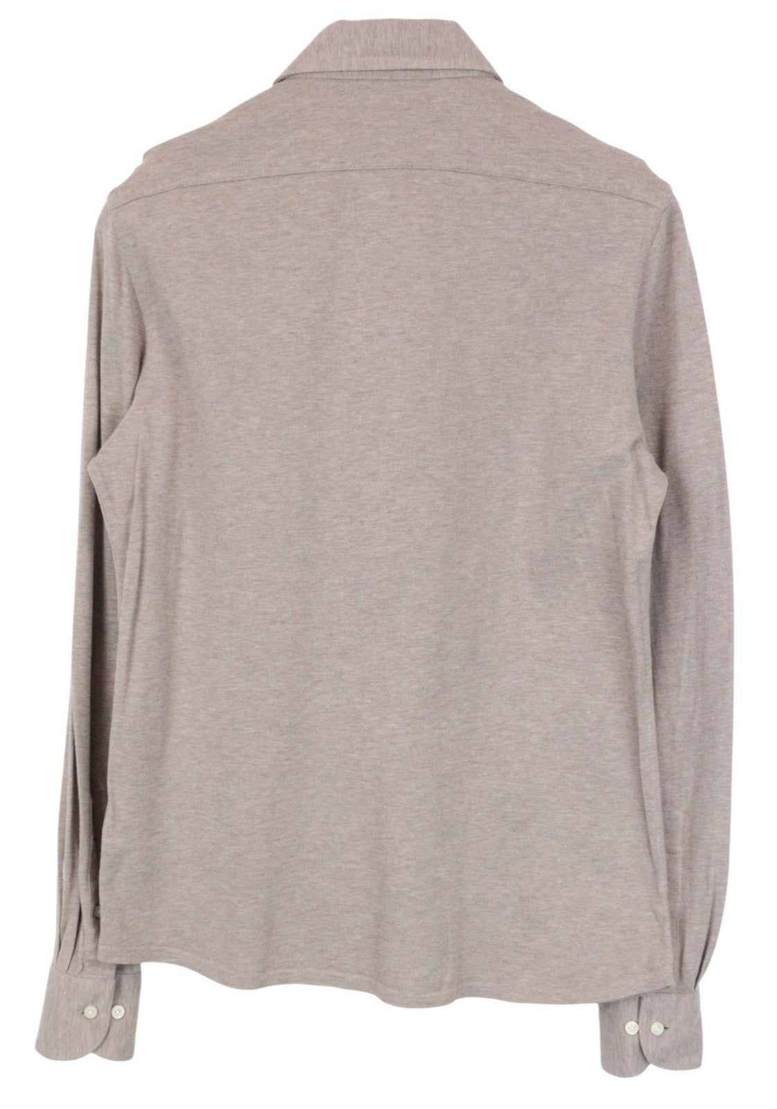 SUITSUPPLY Men T-Shirt 37/38/ 14 1/2/15 Light Brown Extra Slim Fit Cotton Polo
