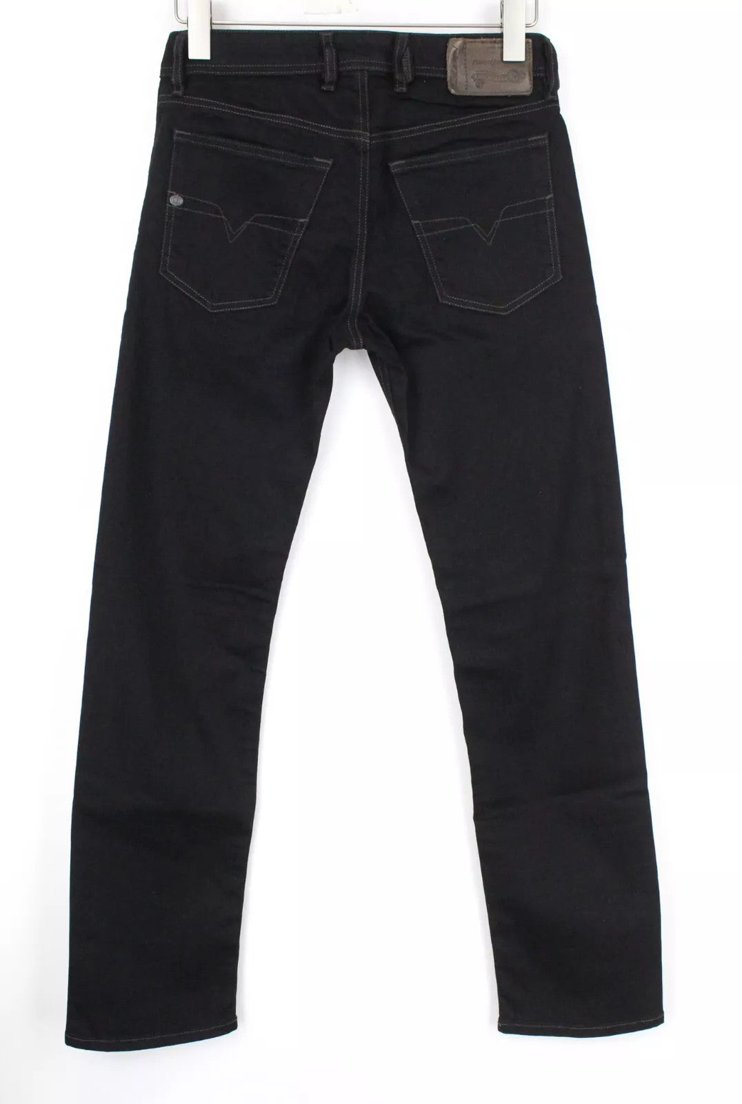 DIESEL Waykee 0886Z Men Jeans W27/L32 Boys Straight Black Cotton Stretch