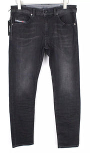 DIESEL Thommer 0687J Men Jeans W32/L30 Slim-Skinny Dark Grey Cotton Stretch