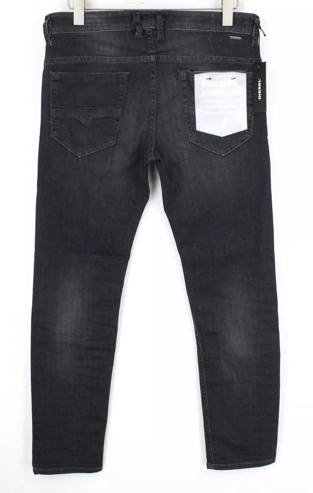 DIESEL Thommer 0687J Men Jeans W32/L30 Slim-Skinny Dark Grey Cotton Stretch