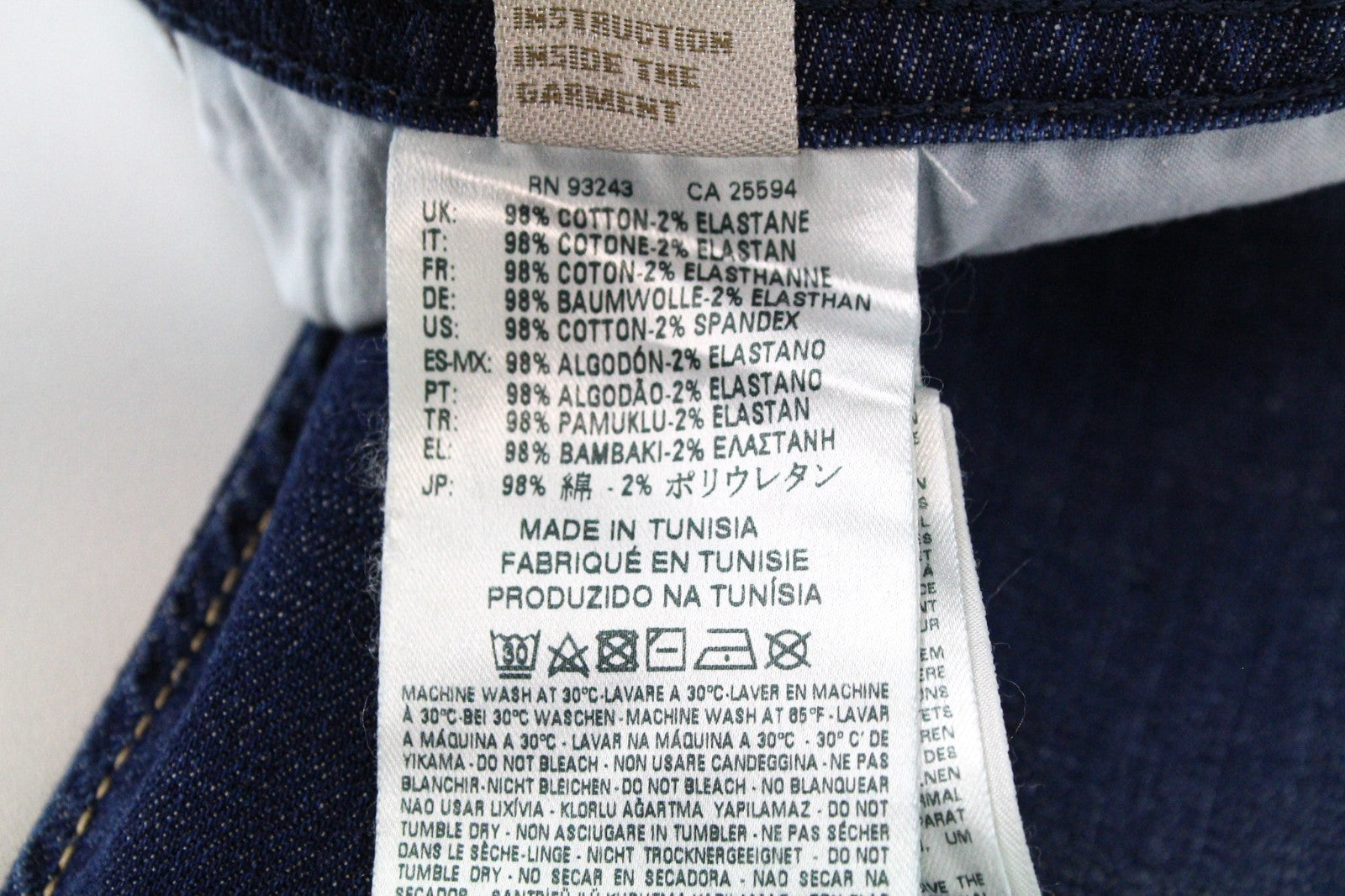 DIESEL Buster 084GR Men Jeans W29/L32 Slim Tapered Washed Blue Cotton Stretch