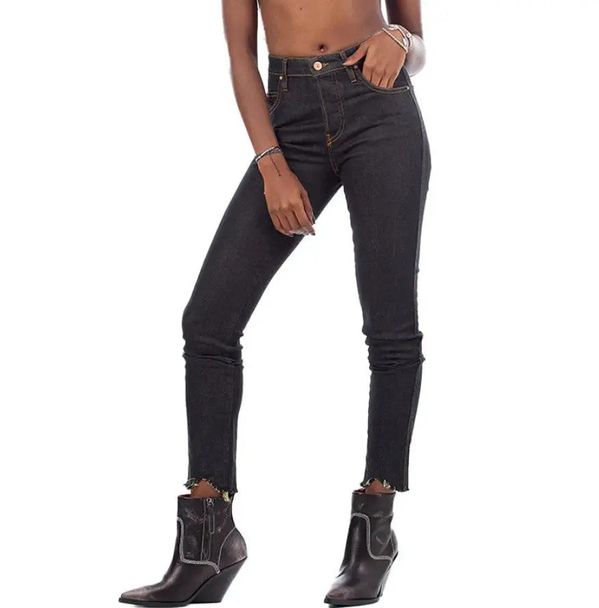 DIESEL Babhila 084XK Women Jeans W30/L32 Slim Skinny Dark Blue Cotton Stretch