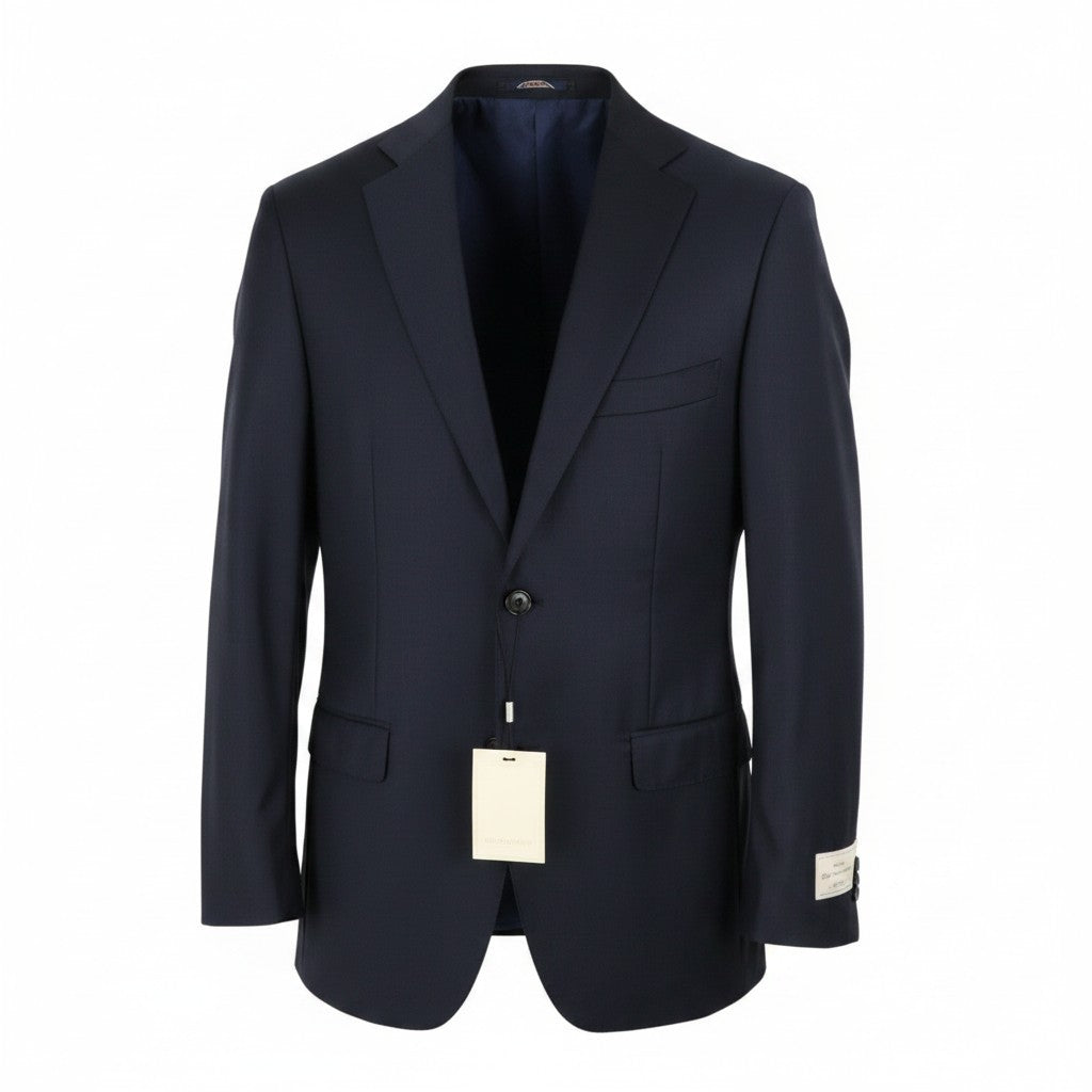 SUITSUPPLY Lazio Men Blazer UK44L Navy Wool Single Breasted Made To Measure