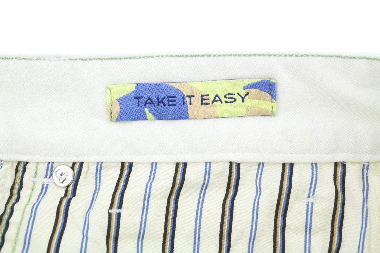 SCOTCH & SODA Ralston Men Trousers W31/L32 White Regular Slim Fit Stretch Zip