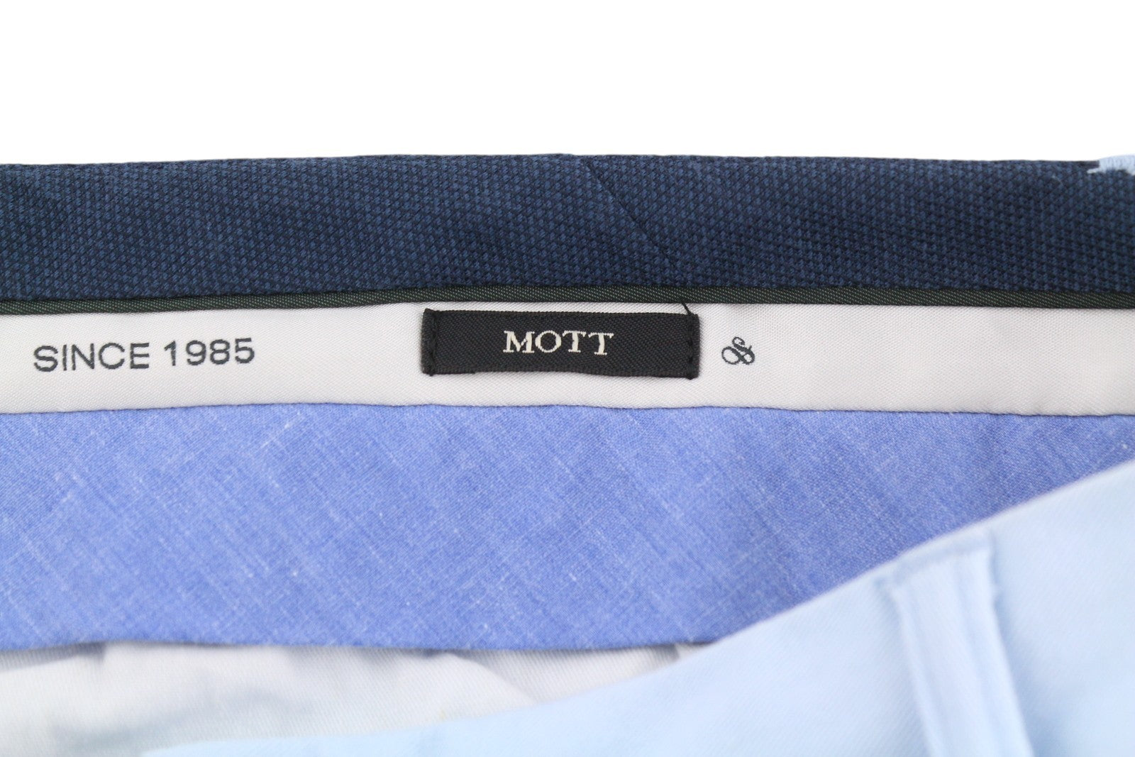 SCOTCH & SODA Mott Men Trousers W31/L32 Light Blue Super Slim Fit Stretch Chino