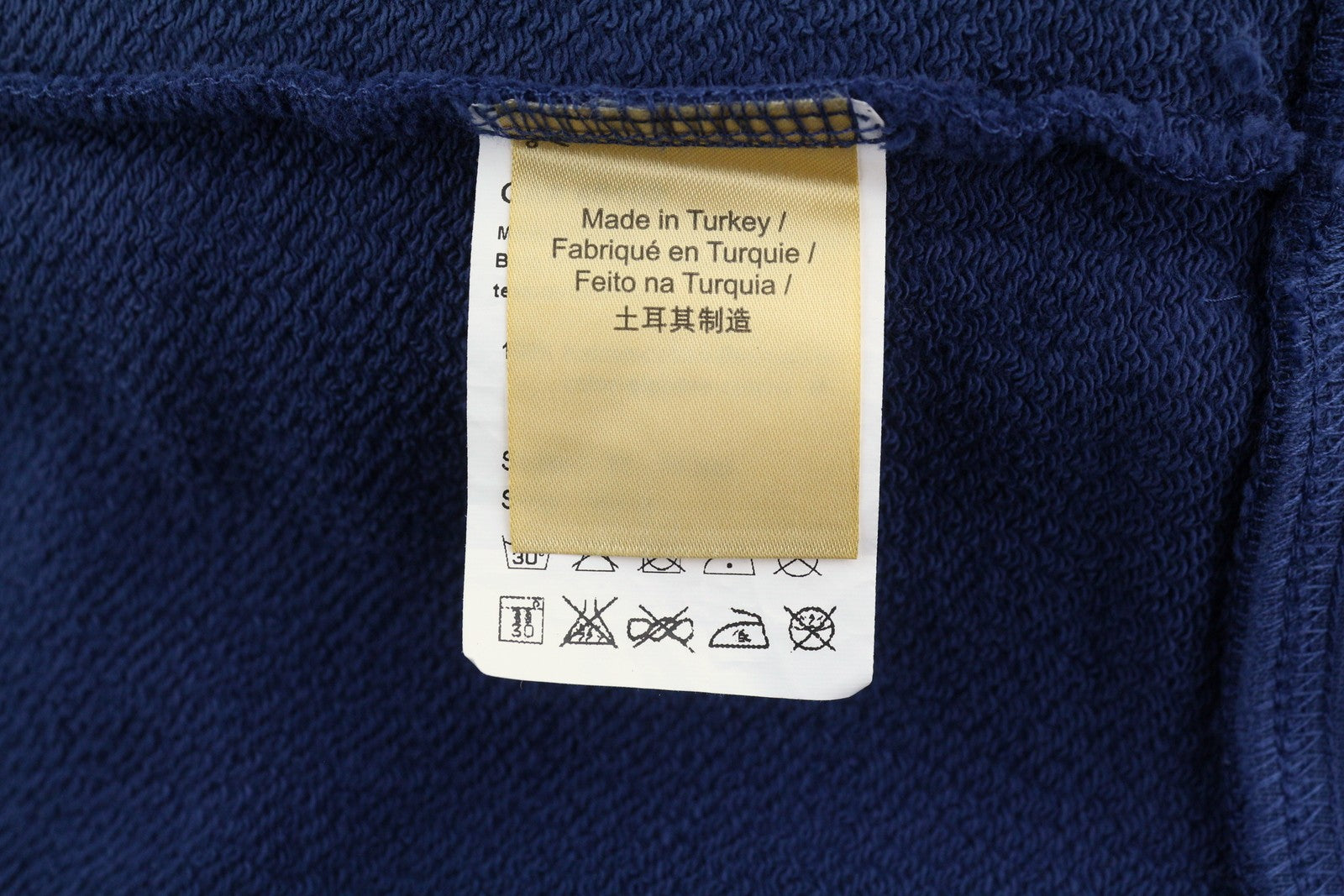 SCOTCH & SODA Men Hoodie M Dark Blue Kangaroo Pocket Hooded Pull On