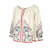 Blouse Embroidered Wild Floral