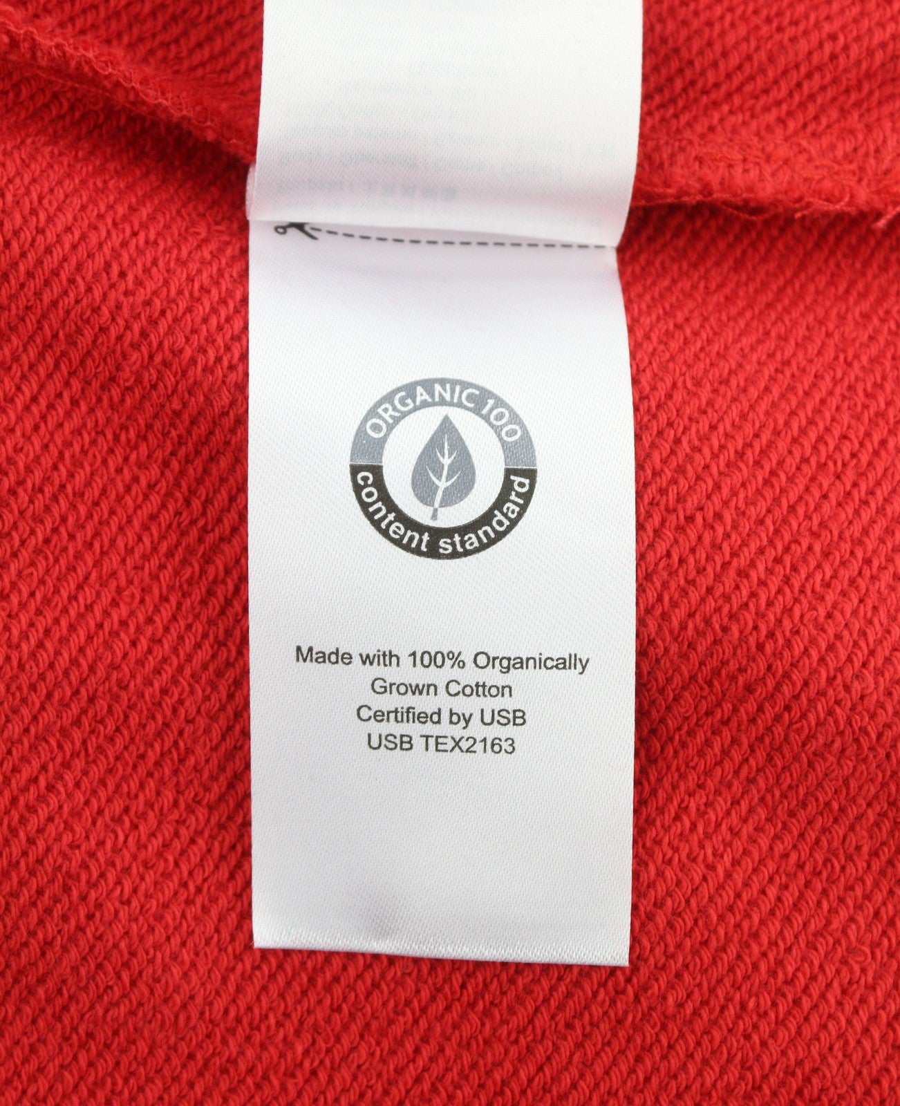 SCOTCH & SODA Men Sweatshirt L Red Organic Cotton Crew Neck Long Sleeve Pull On