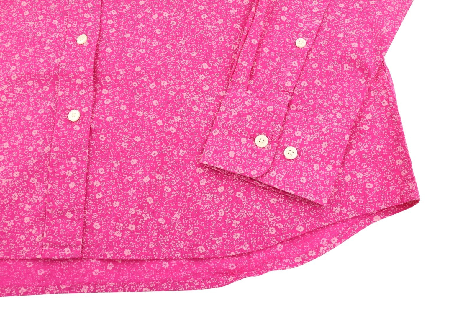 GANT Reg Freedom Flower Women Shirt EU40 M Cabaret Pink Button-Down Neck Casual