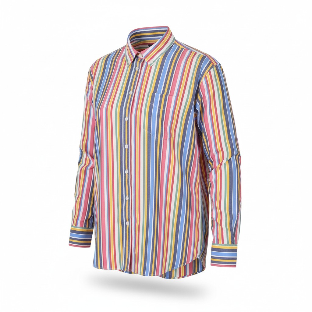Button-up Multi Stripe Exb
