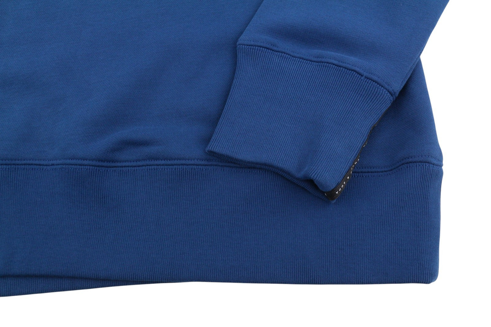 SCOTCH & SODA Men Sweatshirt M Blue Crew Neck Cotton Long Sleeve Pull On
