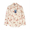 Button-Up Sailing Print Cot Silk