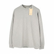 SCOTCH & SODA Men Sweatshirt L Grey Melange Oversized Crew Neck Pull On