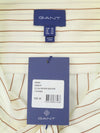 Button-Up Silk Pinstripe Bow