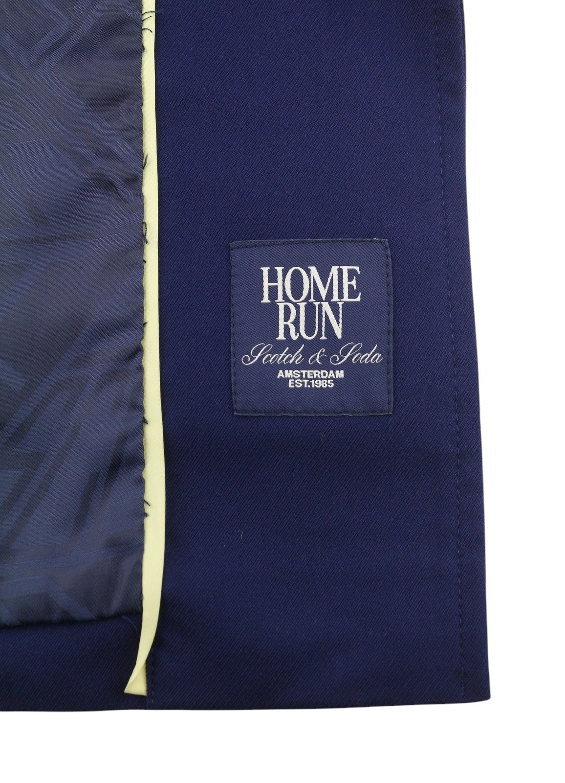 SCOTCH & SODA Men Jacket L Dark Blue Button-Up Lightweight Trench Coat