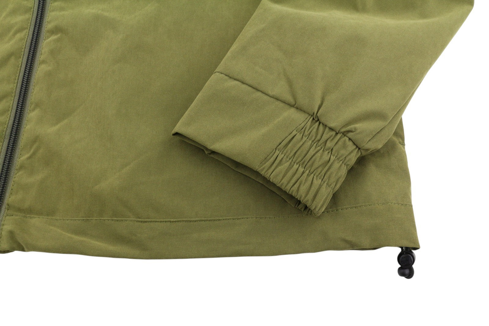 SCOTCH & SODA Men Jacket M Military Green Hidden Hood Full Zip Lightweight