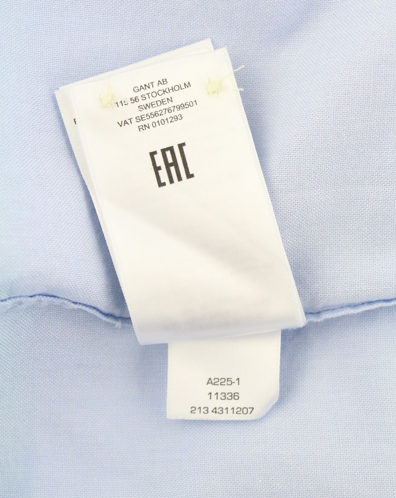 GANT Regular Oxford Women Shirt EU42 L Hamptons Blue Cotton Button Patch Pocket