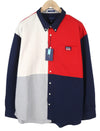 Button-Up Rel Retro Flag Block BD